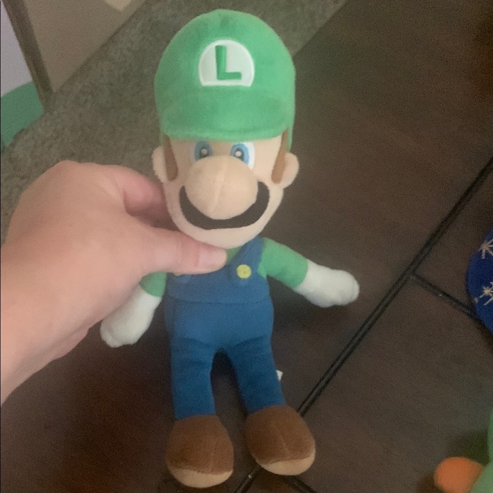 Nintendo Luigi Green and Blue Stuffed Animal
